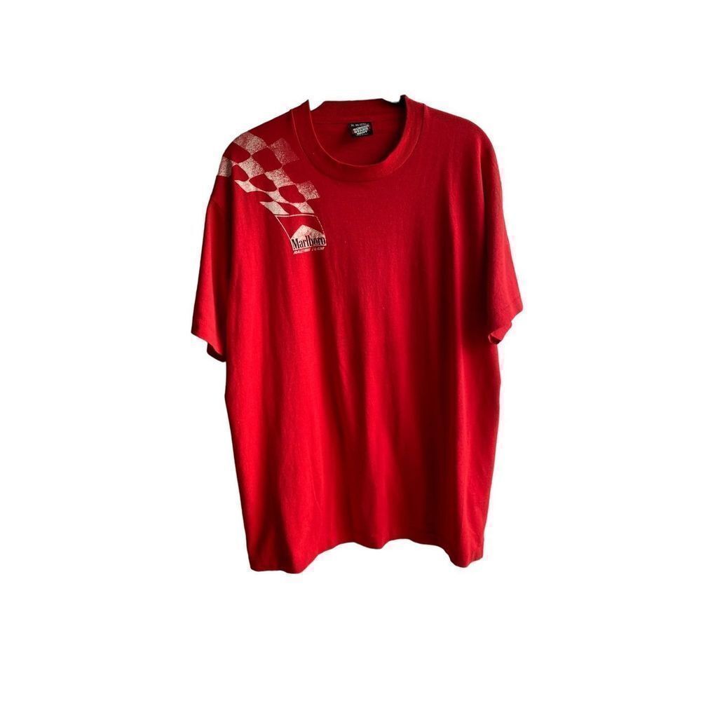 Vintage men’s Marlboro advertising racing tee size XL